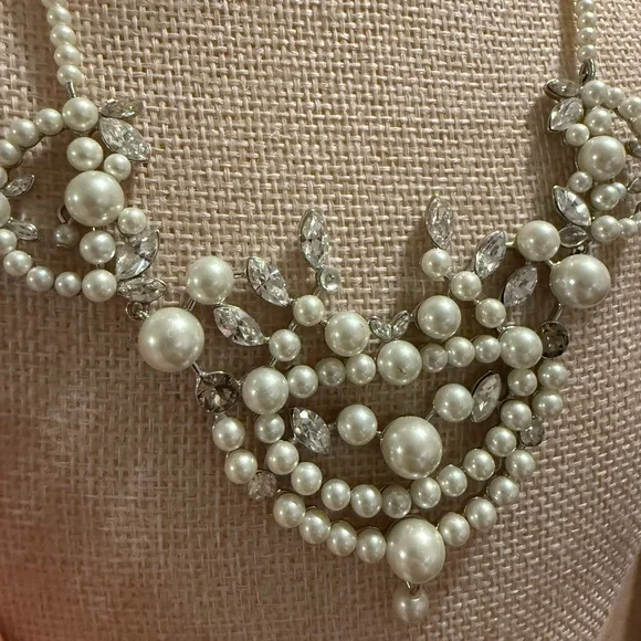 Givenchy Pearl and Crystal Necklace - Picture 3 of 8